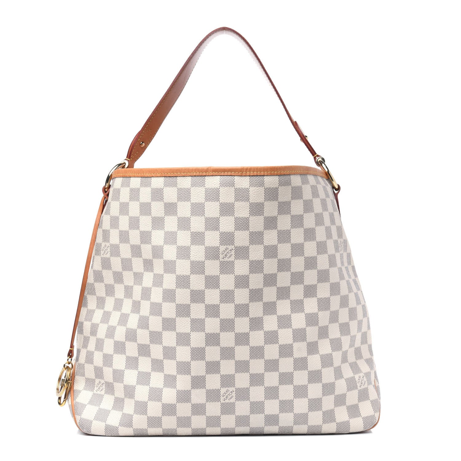 Louis Vuitton Damier Azur Delightful MM Rose Ballerine 1 of 24