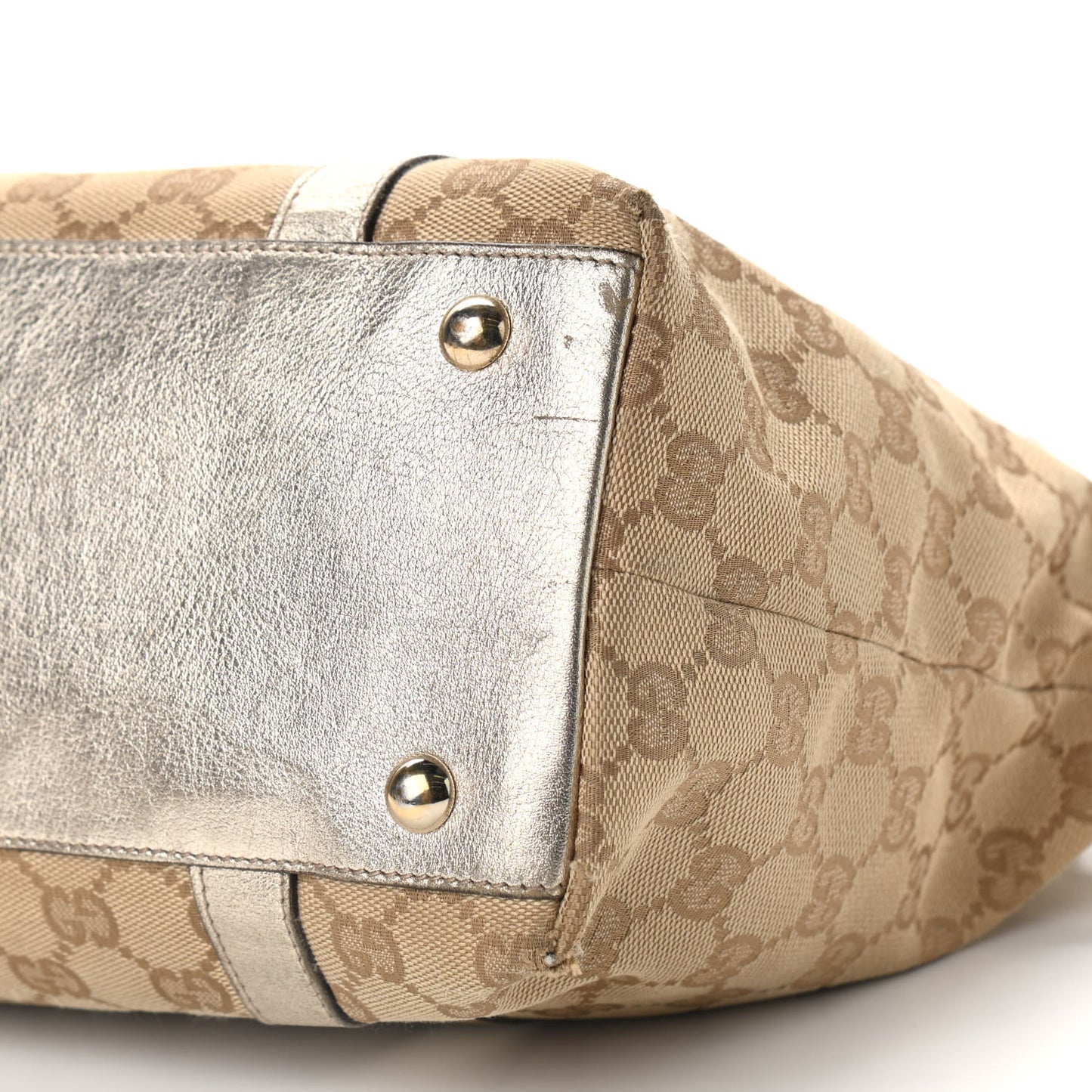 Monogram Medium Abbey Tote Gold