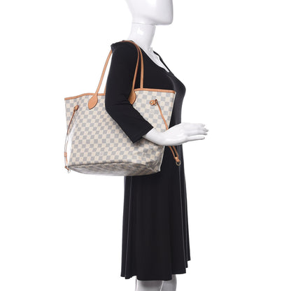 Louis Vuitton Damier Azur Neverfull MM 2 of 11