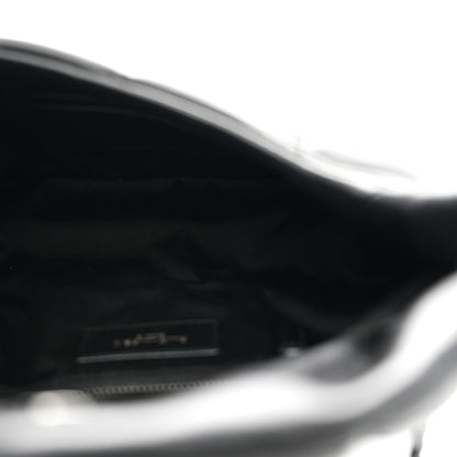 Saint Laurent Lambskin Quilted Toy Loulou Puffer Monogram Monochrome Chain Satchel Black 5 of 11