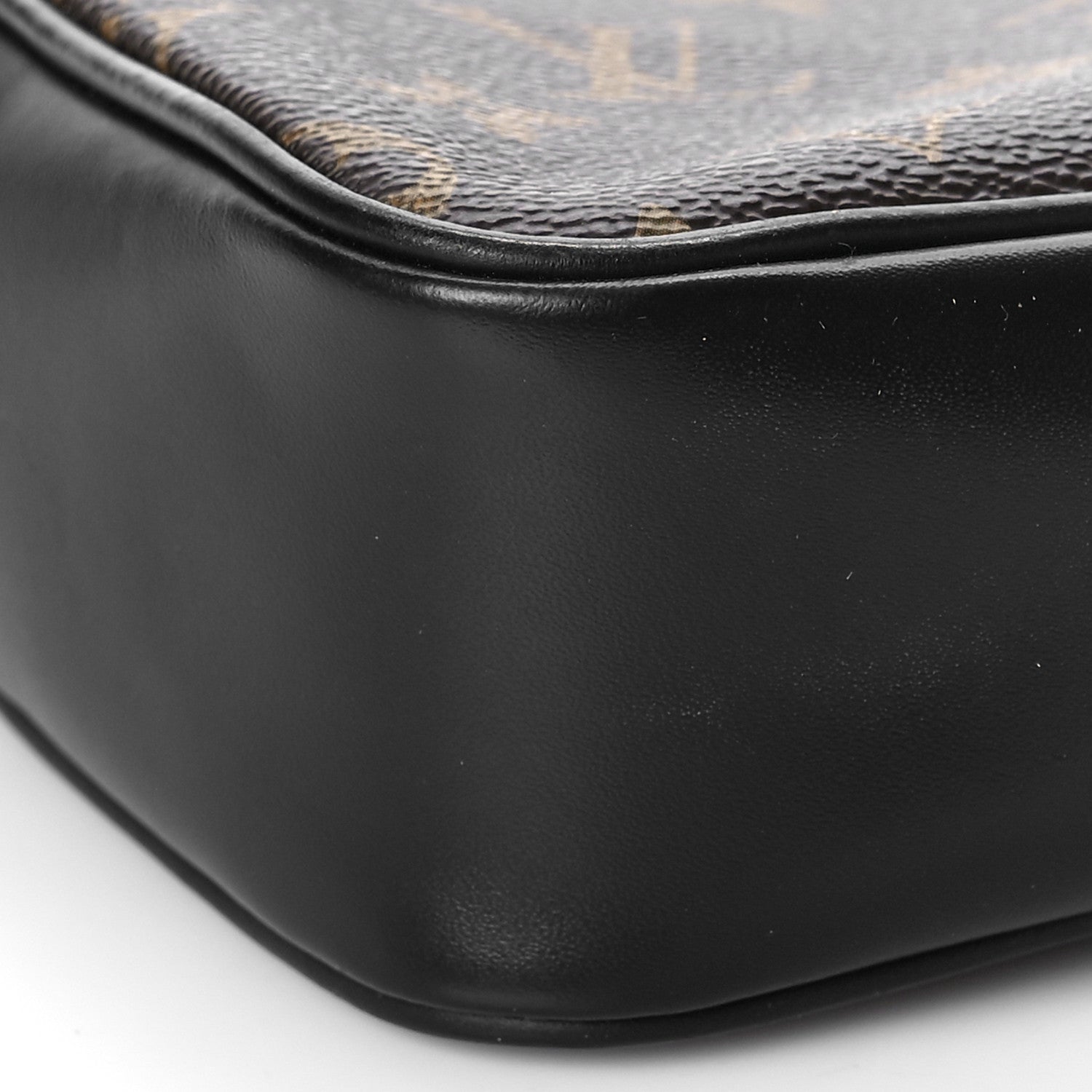 Louis Vuitton Monogram Macassar Kasai Clutch Black 8 of 9