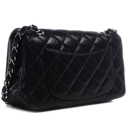 Chanel Sequin Goatskin Crystal CC Mini Flap Black 3 of 8