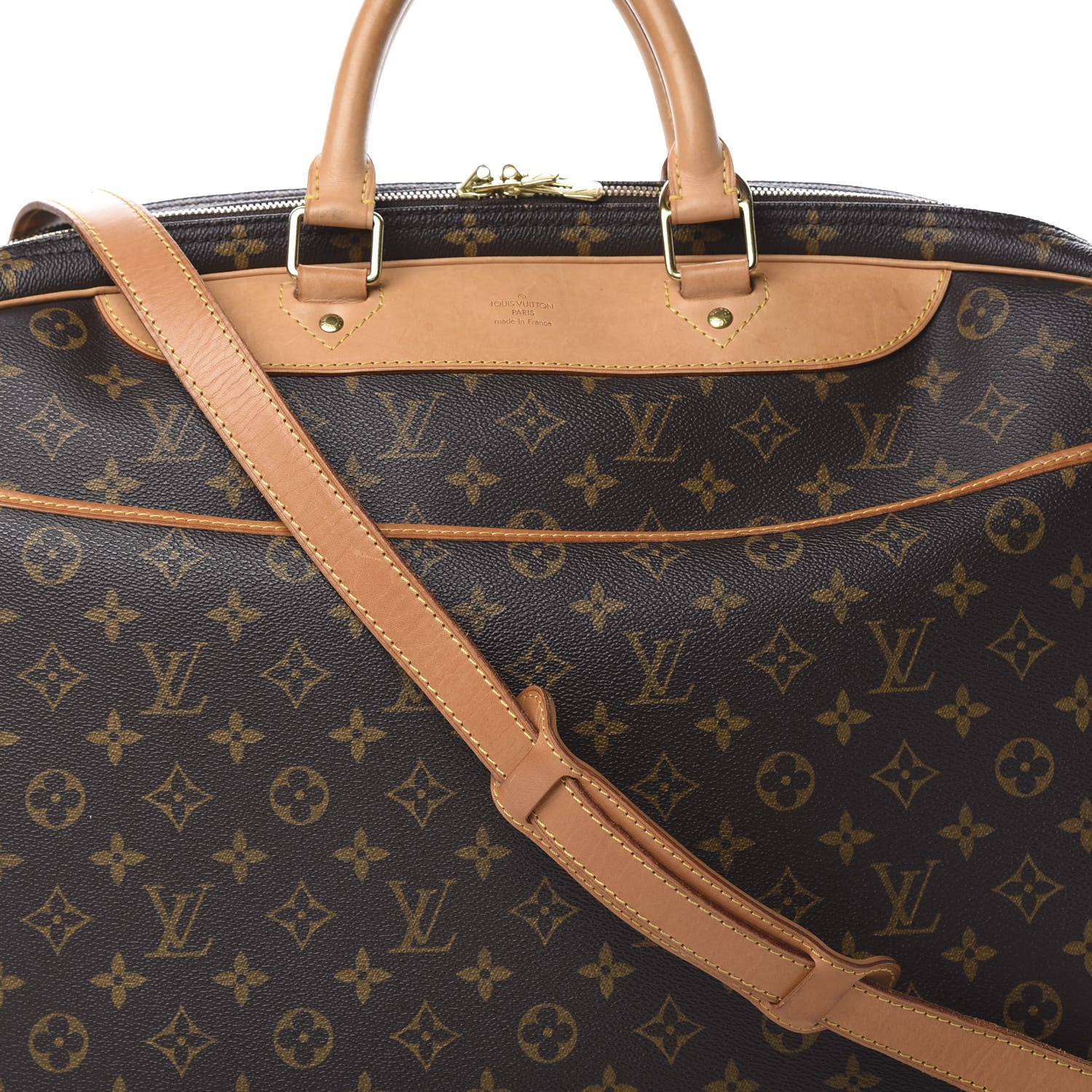 Louis Vuitton Monogram Alize 2 Compartment Luggage Travel Bag 9 of 17