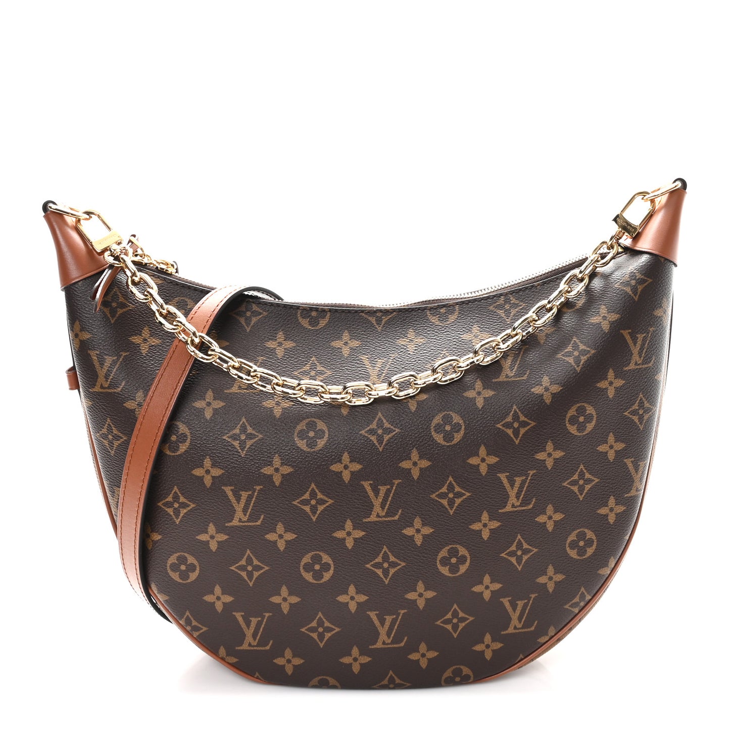 Reverse Monogram Loop Hobo