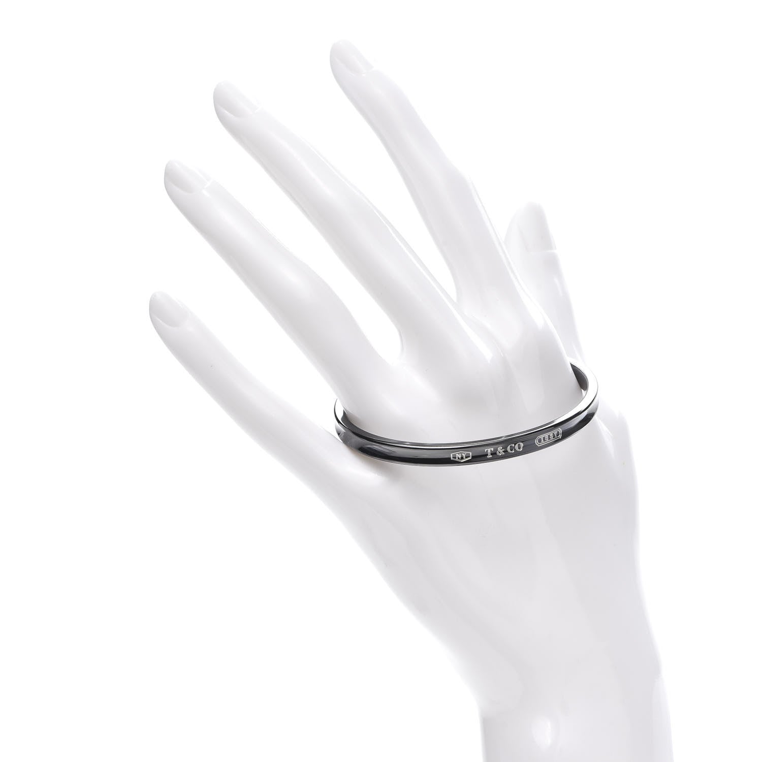 Tiffany Titanium 1837 Narrow Cuff Bracelet 2 of 4