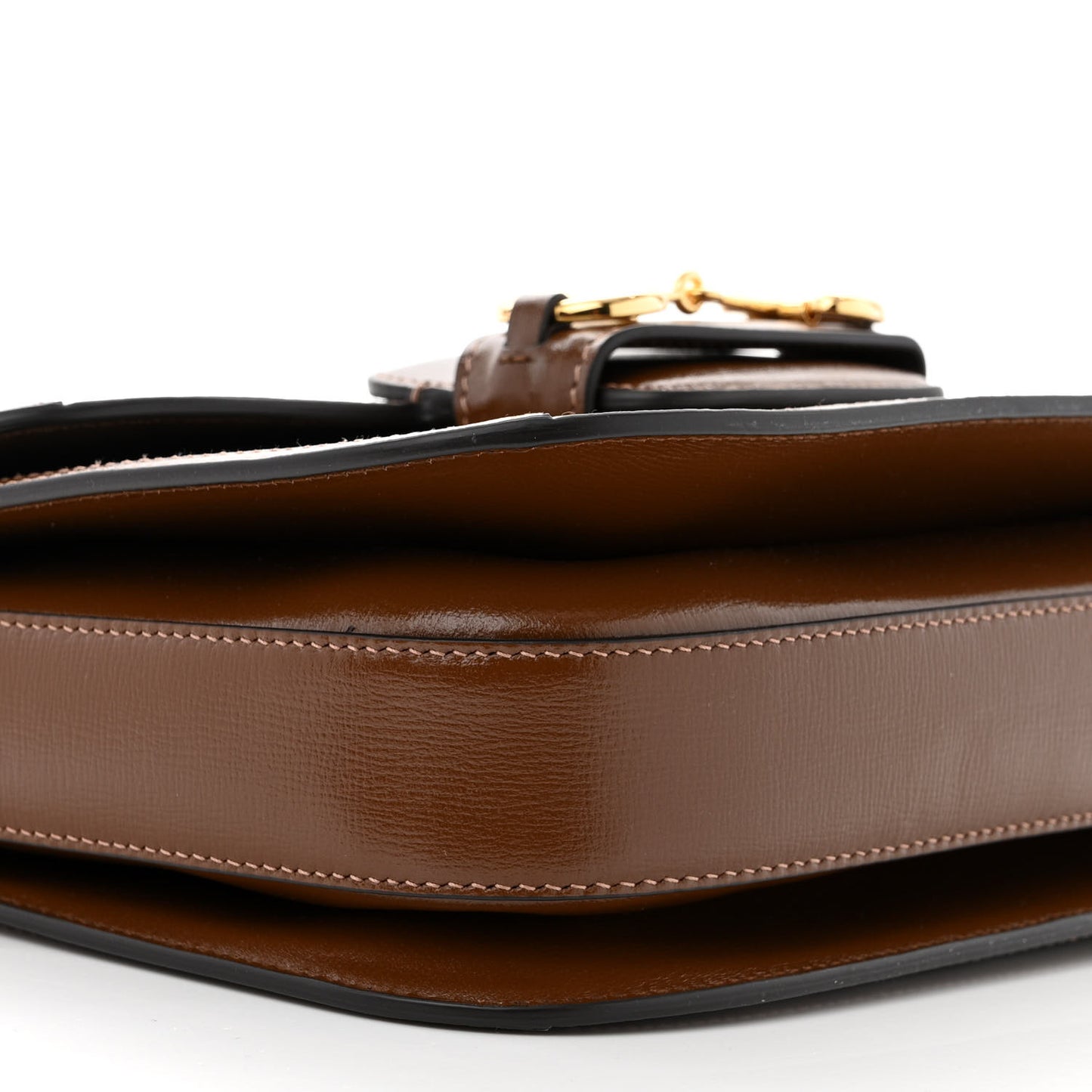 GG Supreme Monogram Horsebit 1955 Shoulder Bag Beige Brown Sugar