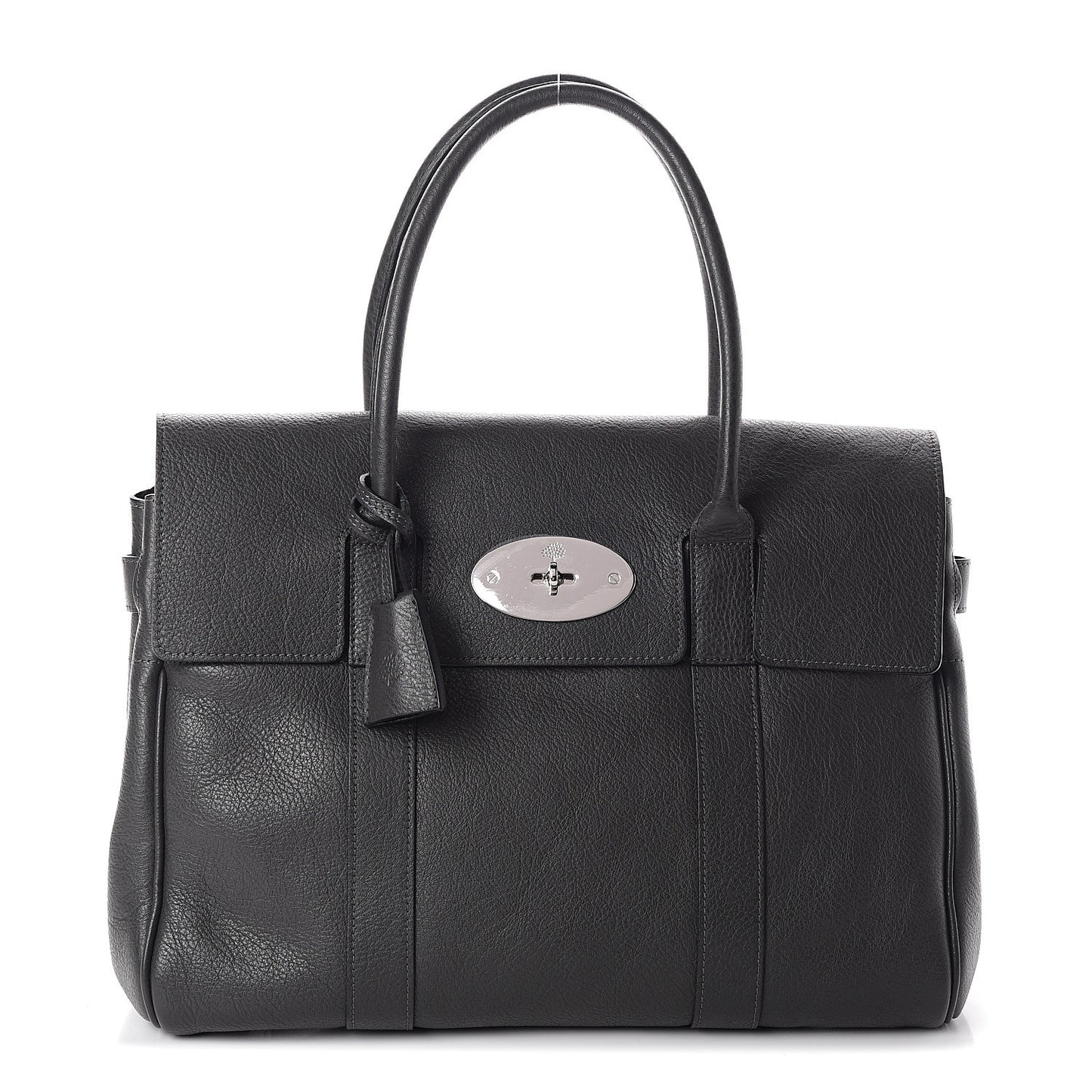 Pebbled Calfskin Bayswater Graphite
