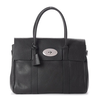 Mulberry Pebbled Calfskin Bayswater Graphite 1 of 7