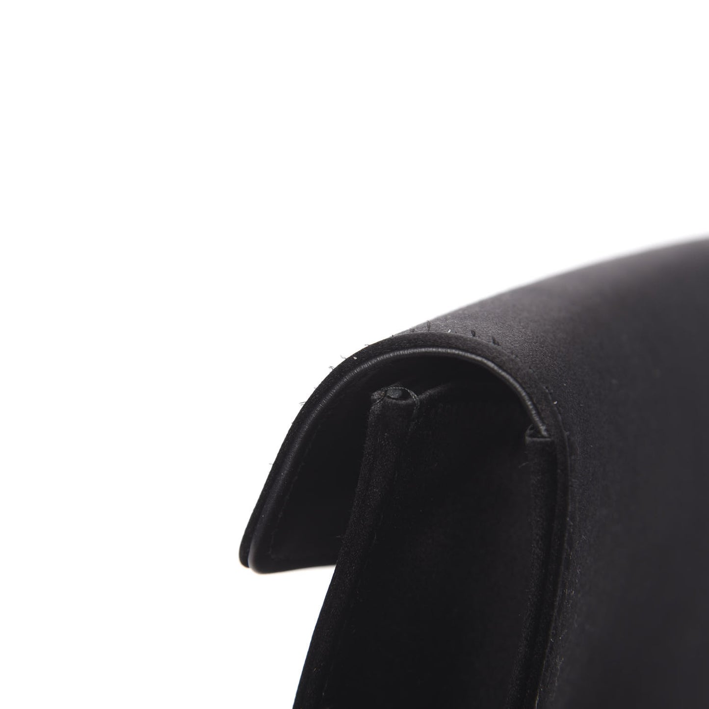 Satin Dionysus Clutch Black
