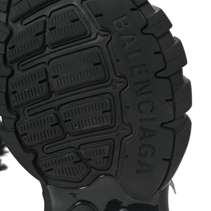 Balenciaga Faux Fur Rubber Mesh Womens Track Sandals 40 Black 7 of 9
