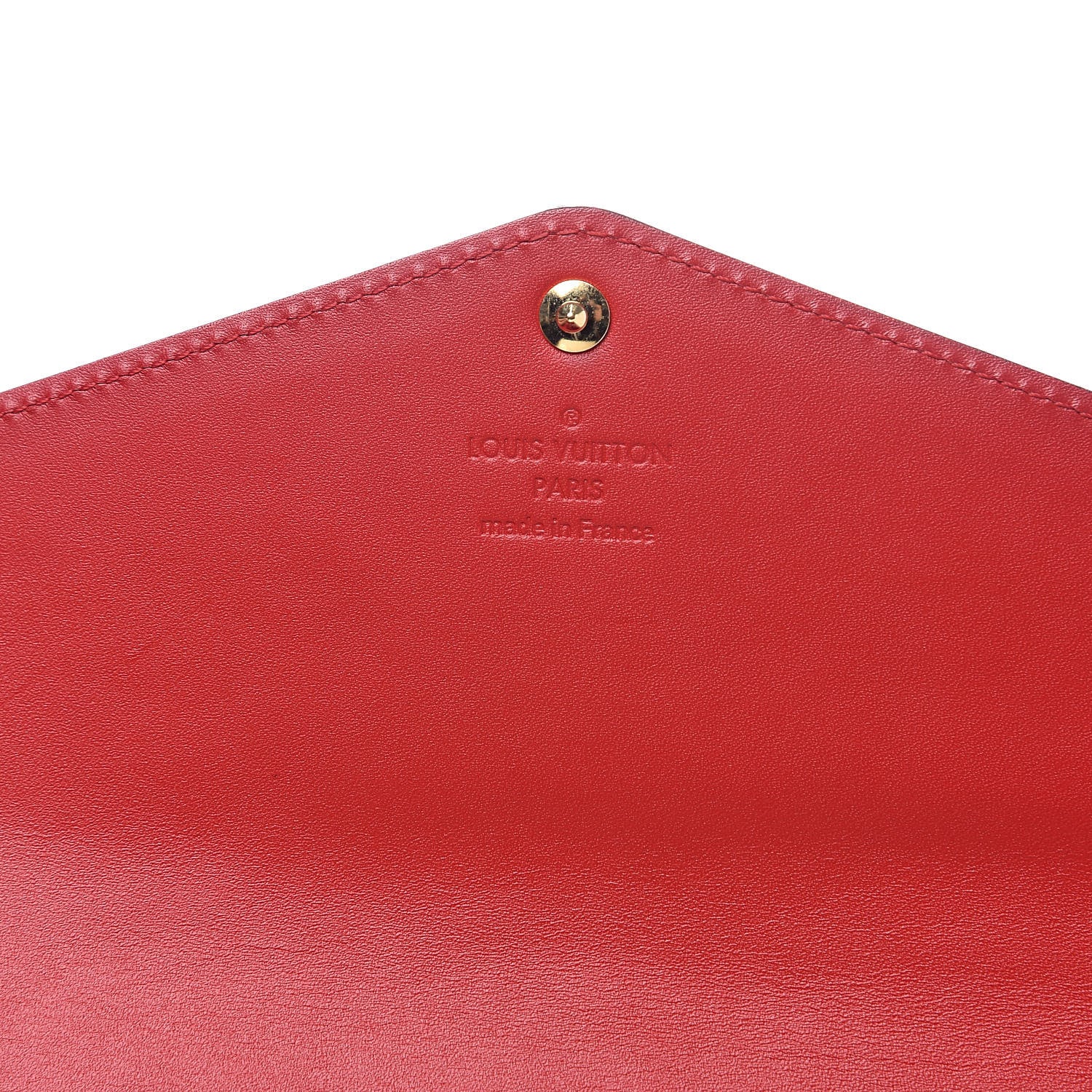 Louis Vuitton Vernis Sarah Wallet NM Cherry 6 of 7