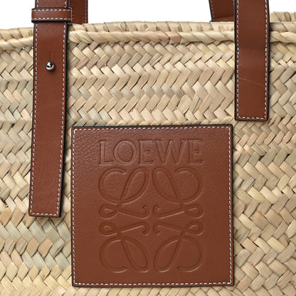 Loewe Raffia Basket Tote Bag Natural Tan 6 of 8
