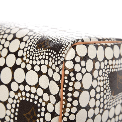 Louis Vuitton Monogram Kusama Town Speedy 30 White 14 of 19