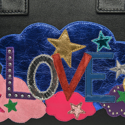 Saint Laurent Calfskin Love Patchwork Baby Sac De Jour Black 6 of 8