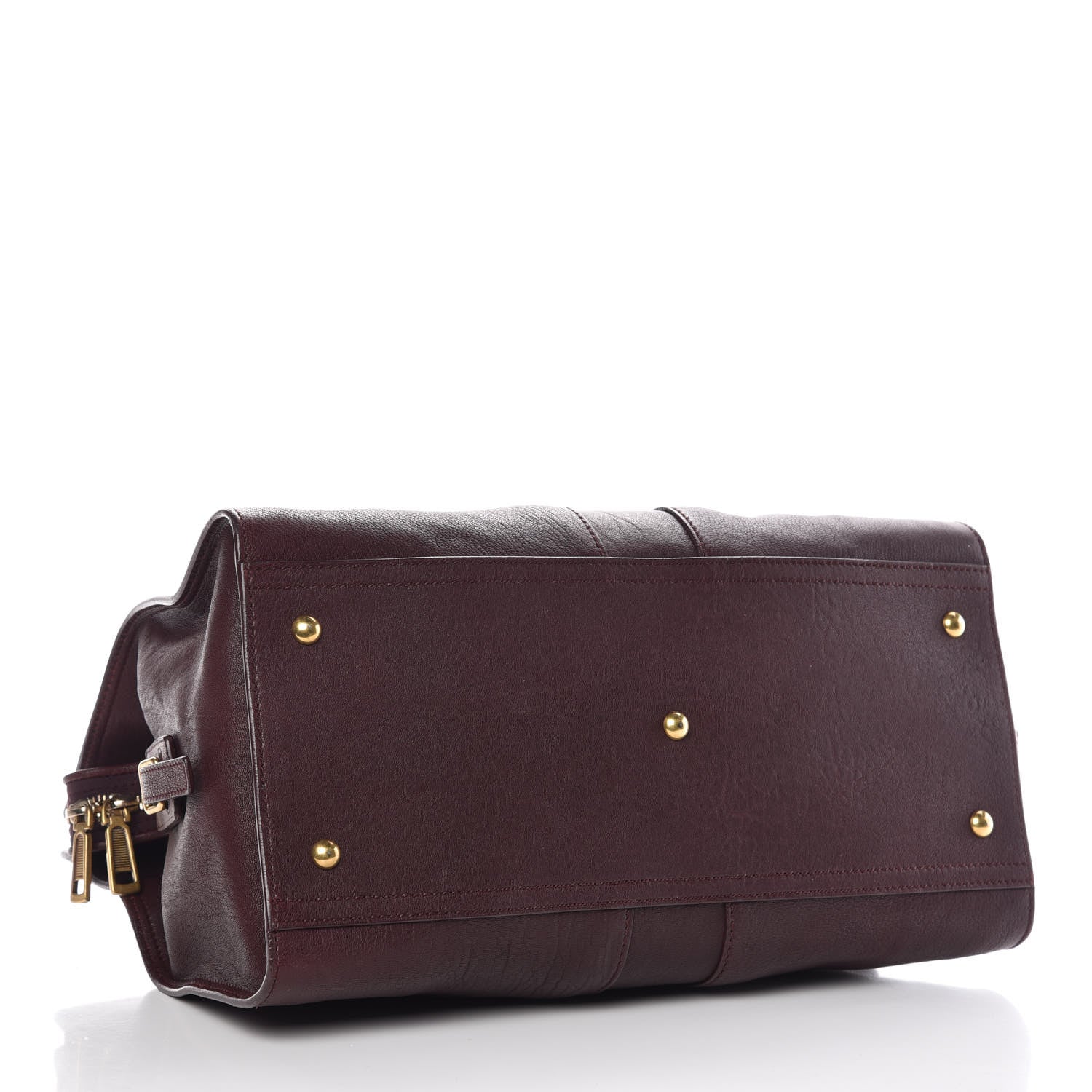 Saint Laurent Sheepskin Medium Cabas ChYc Plum 4 of 11