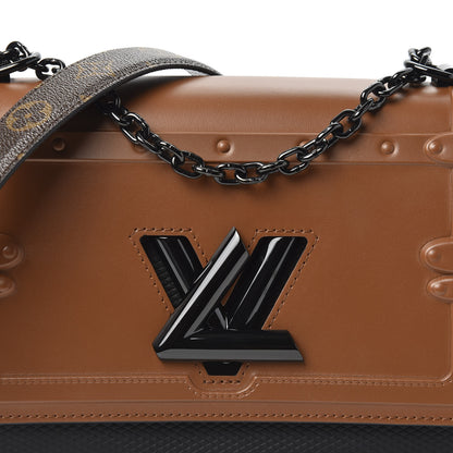 Louis Vuitton Calfskin Cruise Boots Twist Shoulder Bag MM Tan 9 of 10