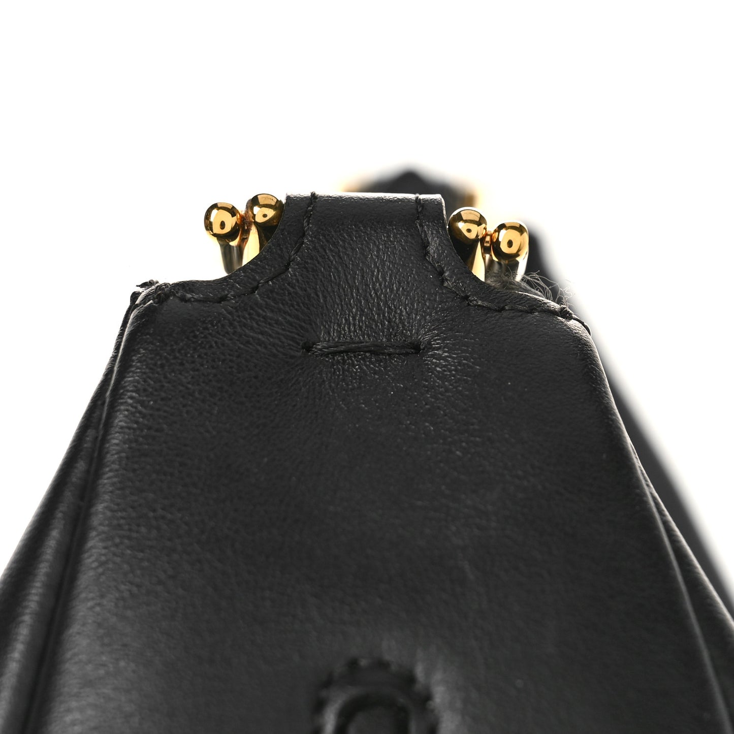 Vitello Grace Matte Medium Fendigraphy Hobo Bag Black
