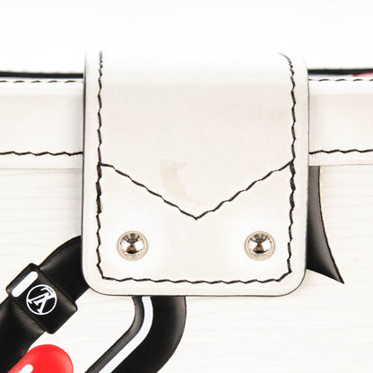 Louis Vuitton Epi Petite Malle White 5 of 7