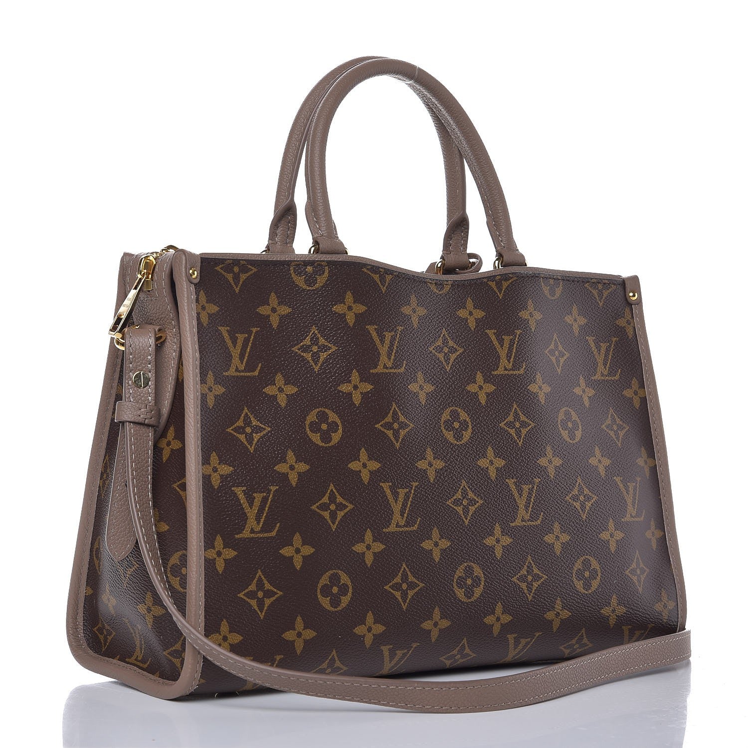 Louis Vuitton Monogram Popincourt PM Taupe Glace 3 of 6