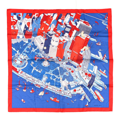 Hermes Silk The Battery New York Scarf 90 1 of 5