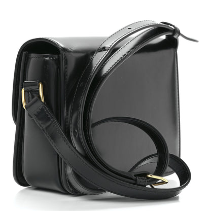 Celine Shiny Calfskin Teen Triomphe Black 3 of 12