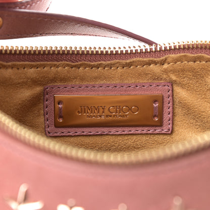 Jimmy Choo Calfskin Star Studded Shoulder Bag Pink 6 of 9