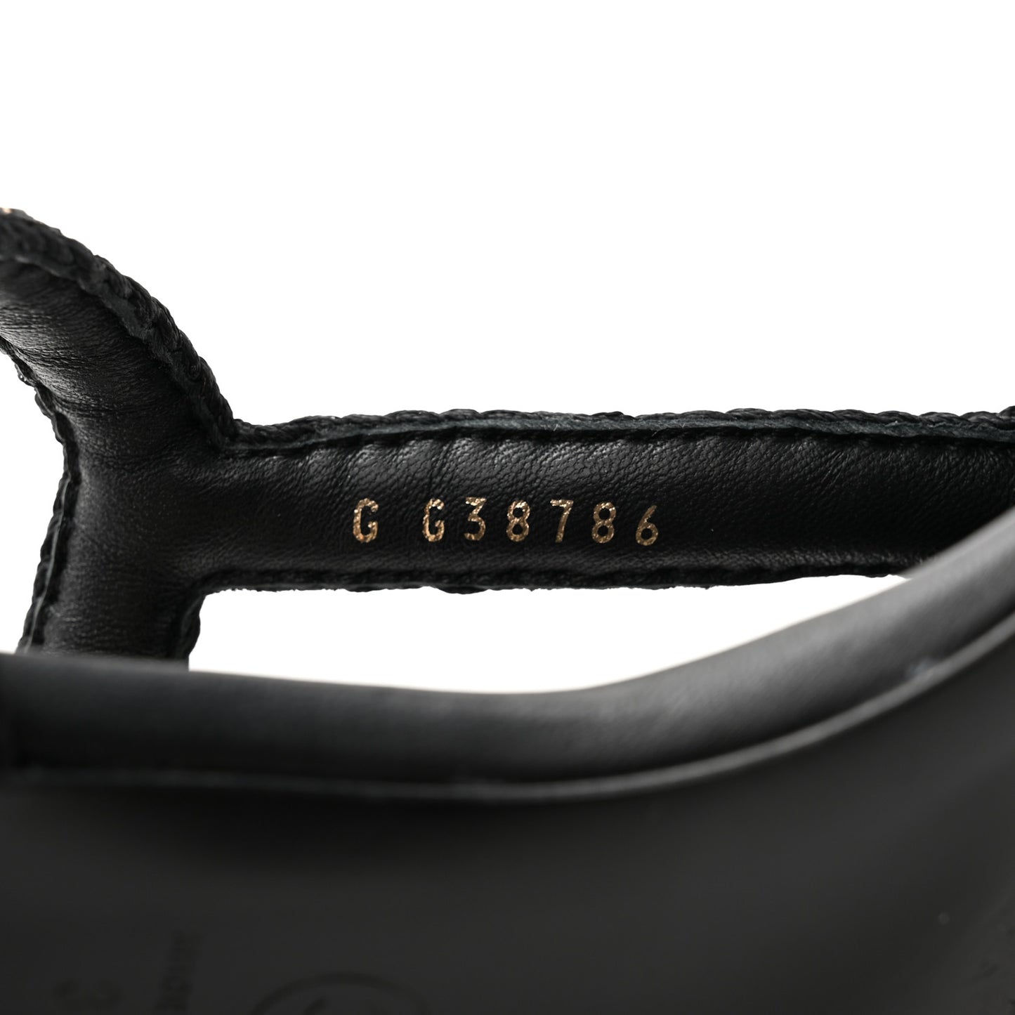 Lambskin CC Chain Braided Sandals 37.5 Black
