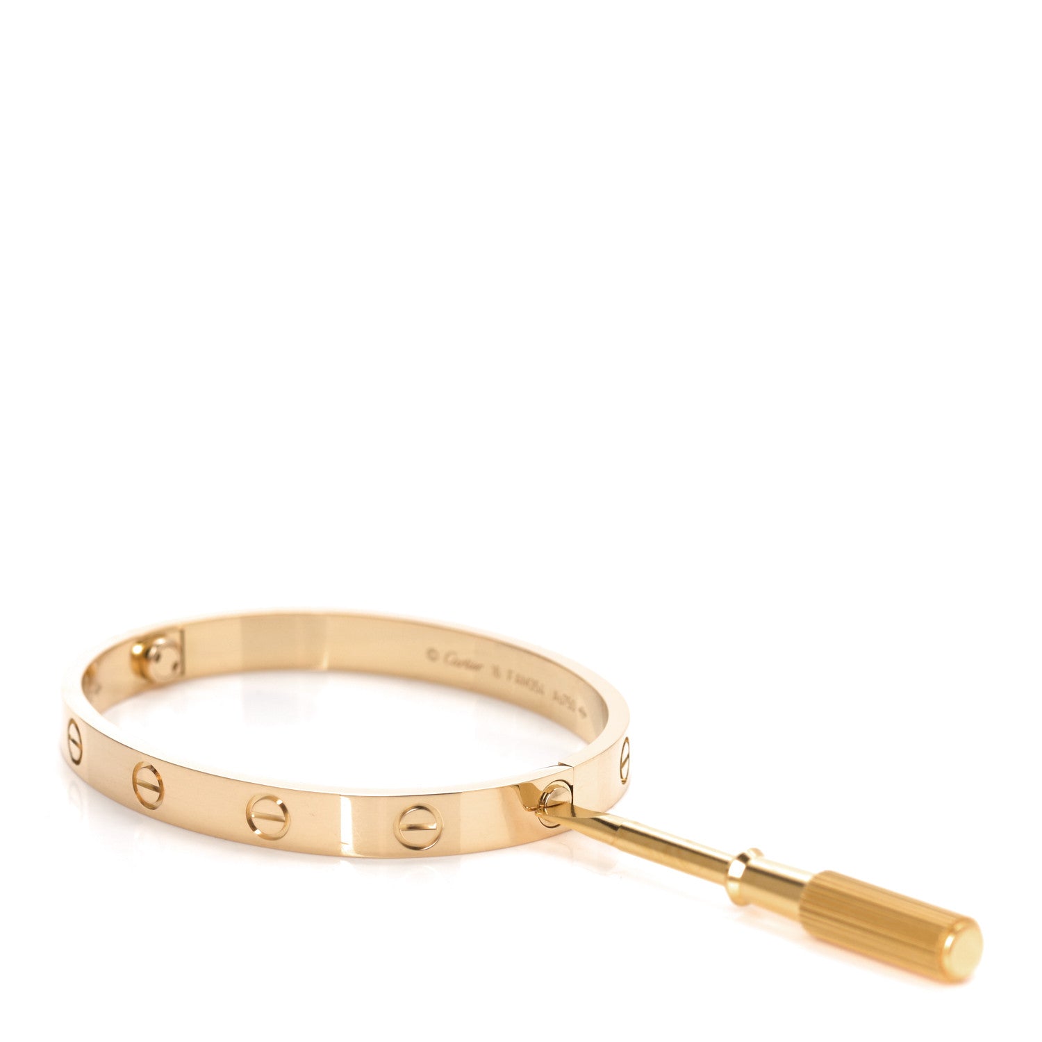 Cartier 18K Yellow Gold LOVE Bracelet 16 5 of 6