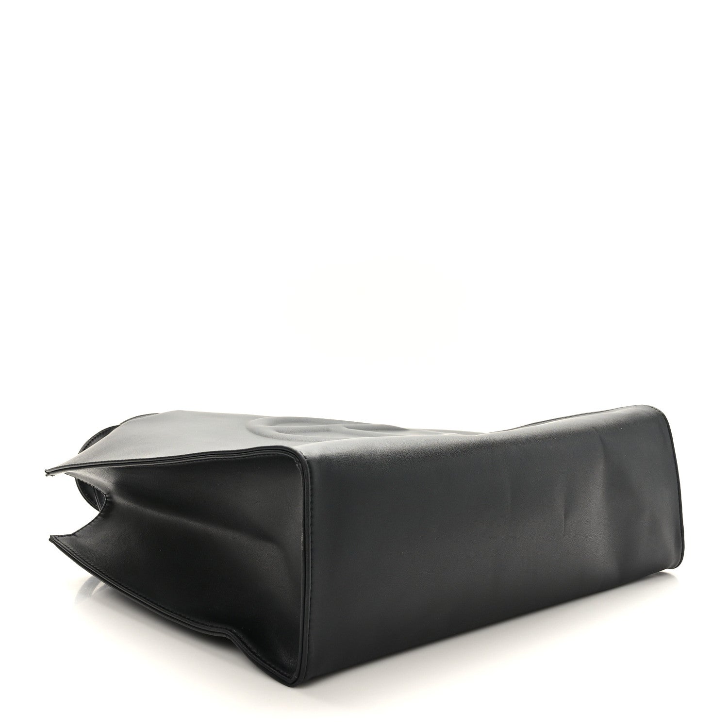 Telfar Vegan Leather Medium Shopping Bag Black 4 of 8