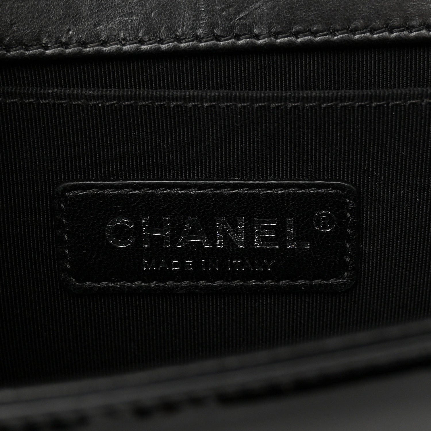 Chanel Patent Glitter PVC Chevron Quilted Medium Boy Flap Black Silver 6 of 11