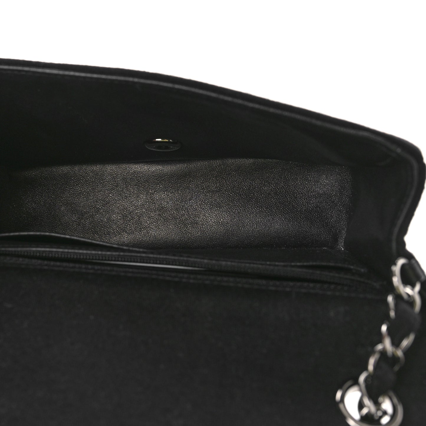 Jersey Embellished Mini Flap Black