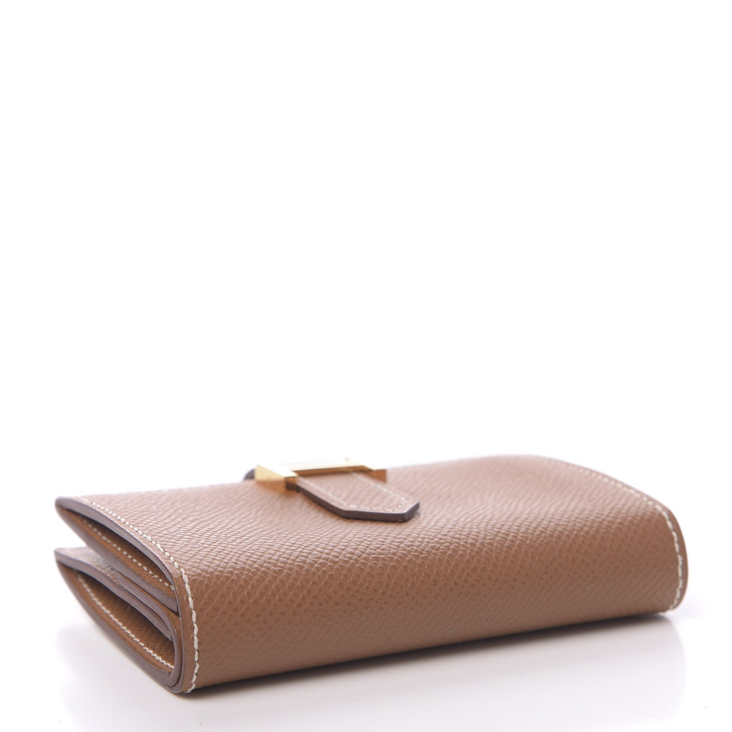 Hermes Epsom Mini Bearn Wallet Gold 4 of 8
