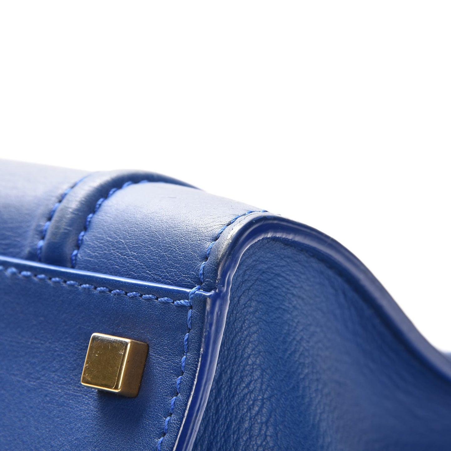 Supple Calfskin Medium Phantom Luggage Royal Blue