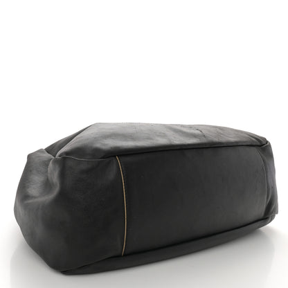 Chanel Lambskin Large Edgy Hobo Black 4 of 14