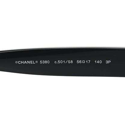 Chanel Acetate Polarized Square CC Sunglasses 5380 Black 5 of 7