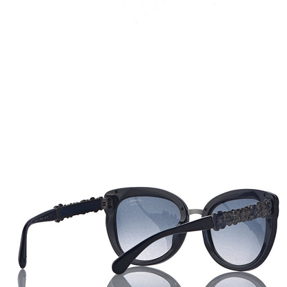 Chanel CC Butterfly Fall Sunglasses 5356 Dark Blue 4 of 9