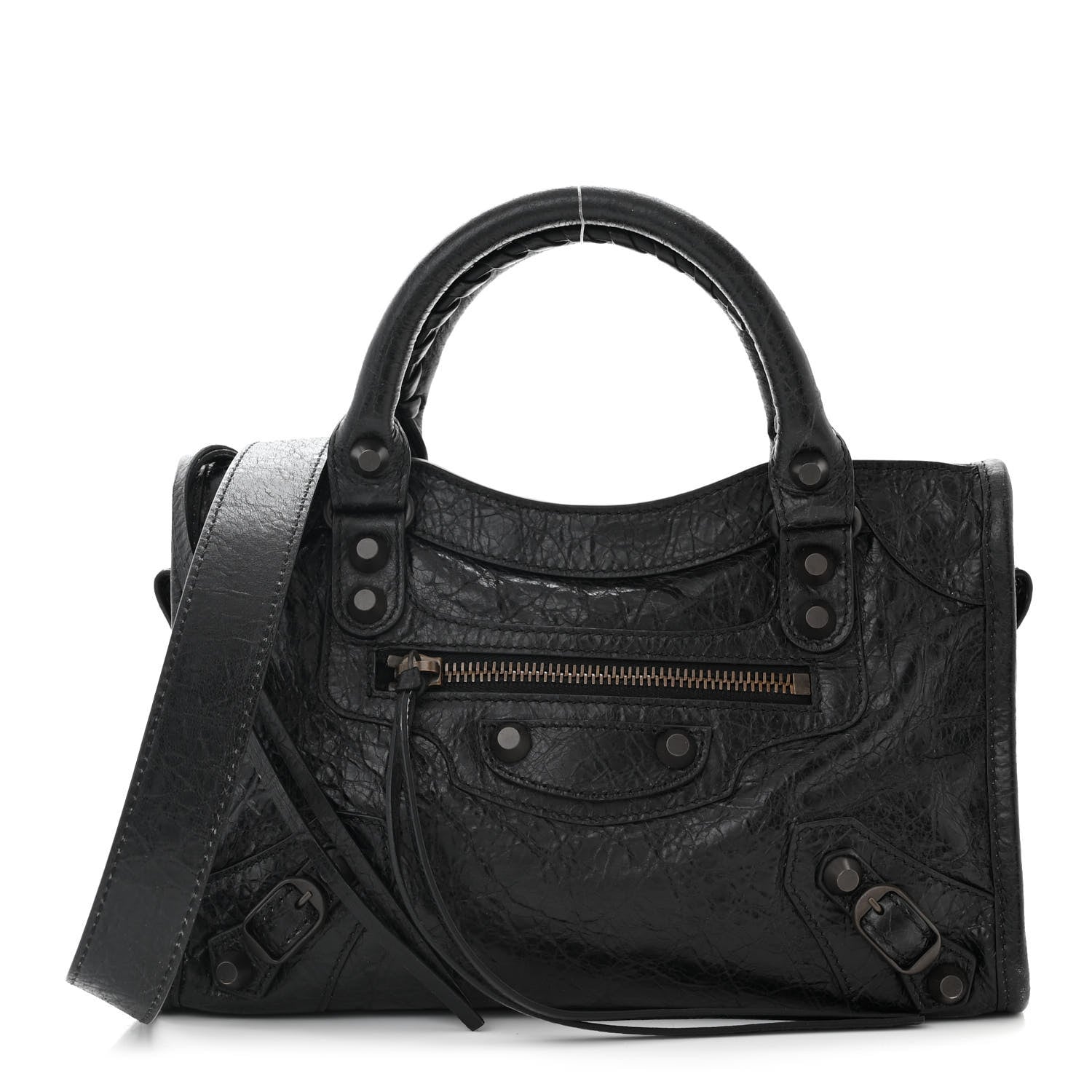 Balenciaga Agneau Arena Classic Hardware Le City Mini  Black 1 of 11