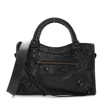 Balenciaga Agneau Arena Classic Hardware Le City Mini  Black 1 of 11