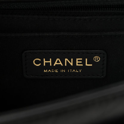 Chanel Aged Calfskin Quilted Double You Mini Flap Black 6 of 11