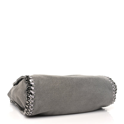 Stella McCartney Shaggy Deer Mini Falabella Fold Over Tote Light Grey 4 of 11