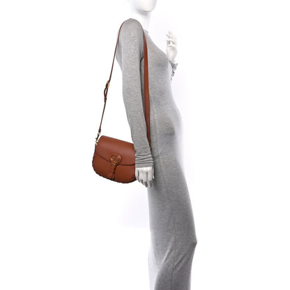 Christian Dior Grained Calfskin Medium Whipstitched Bobby Bag Dark Tan 2 of 11
