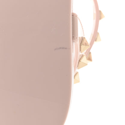 Valentino Garavani PVC Jelly Rockstud Caged Sandals 39 Water Rose 9 of 9