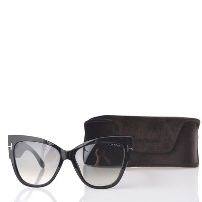 Tom Ford Acetate Anoushka Cat Eye Sunglasses TF371 Black 7 of 7