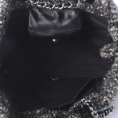 Chanel Patent Tweed Sequin Shopping Tote Multicolor 6 of 11