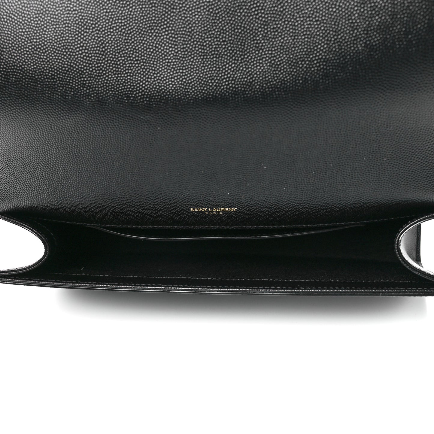 Grain De Poudre Monogram Cassandre Clutch Black