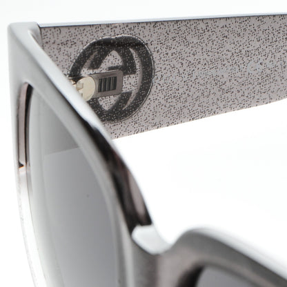 Gucci Glitter Square Optyl Sunglasses 3836/F/S Black Silver 6 of 8