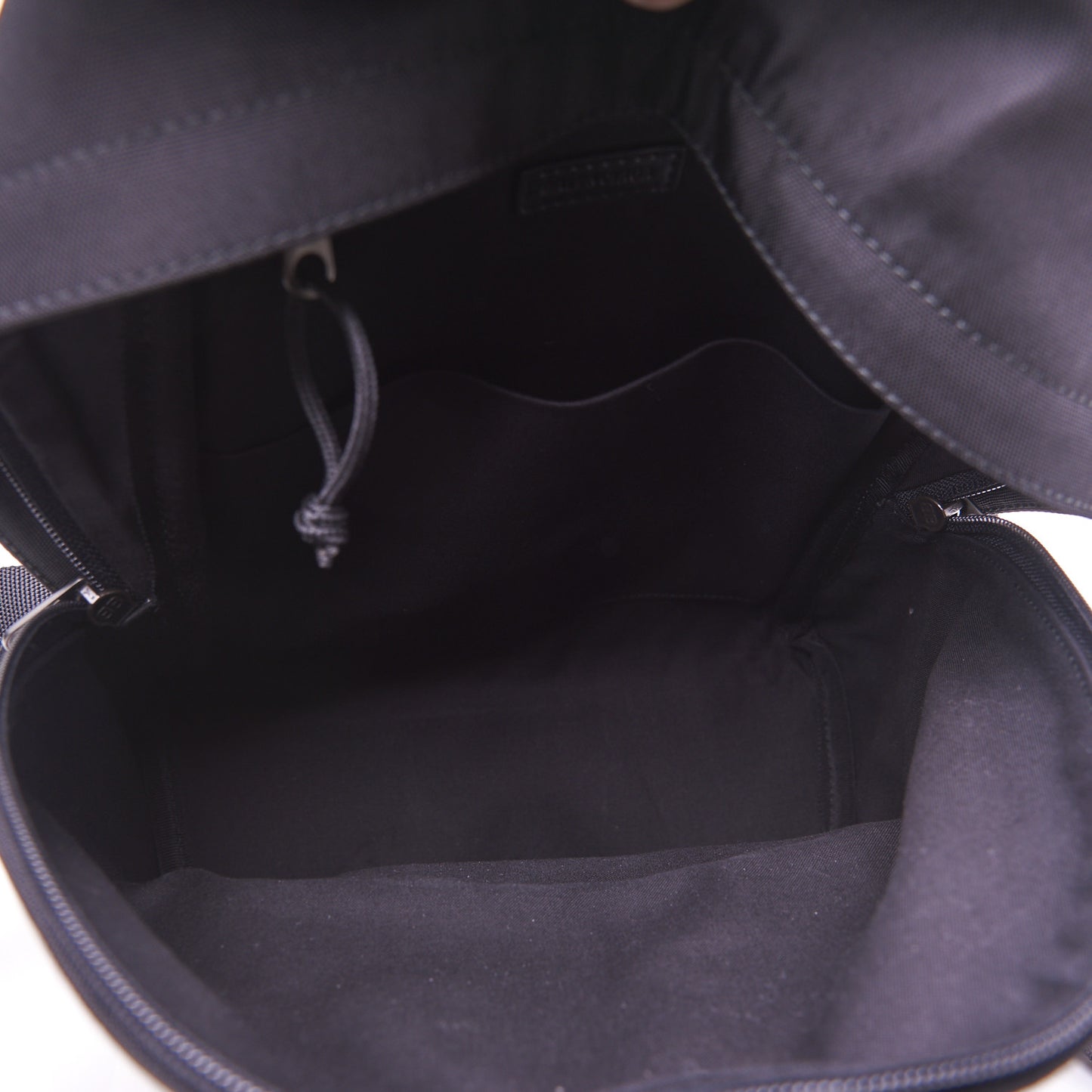 Nylon Embroidered You Are The World Explorer Backpack S Black