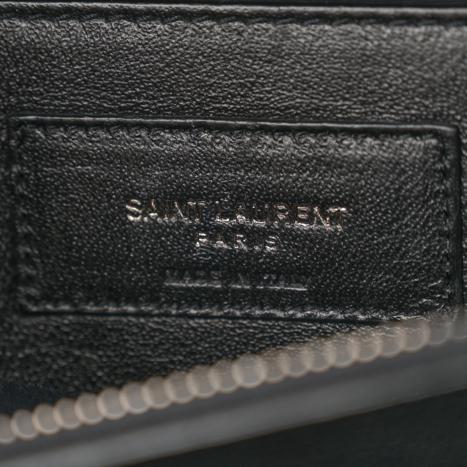 Saint Laurent Sheepskin Matelasse Chevron Monogram Large College Satchel Black 6 of 13