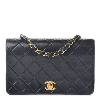 Chanel Lambskin Quilted Small Single Flap Bag Black 1 of 11