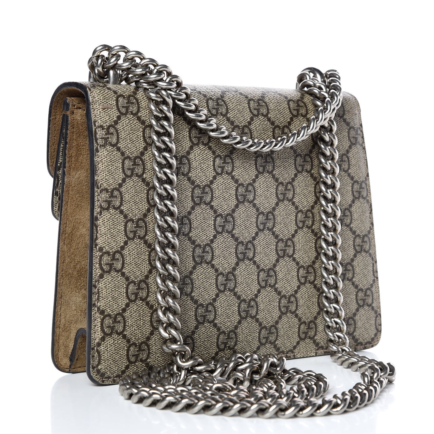 GG Supreme Monogram Mini Dionysus Shoulder Bag Taupe